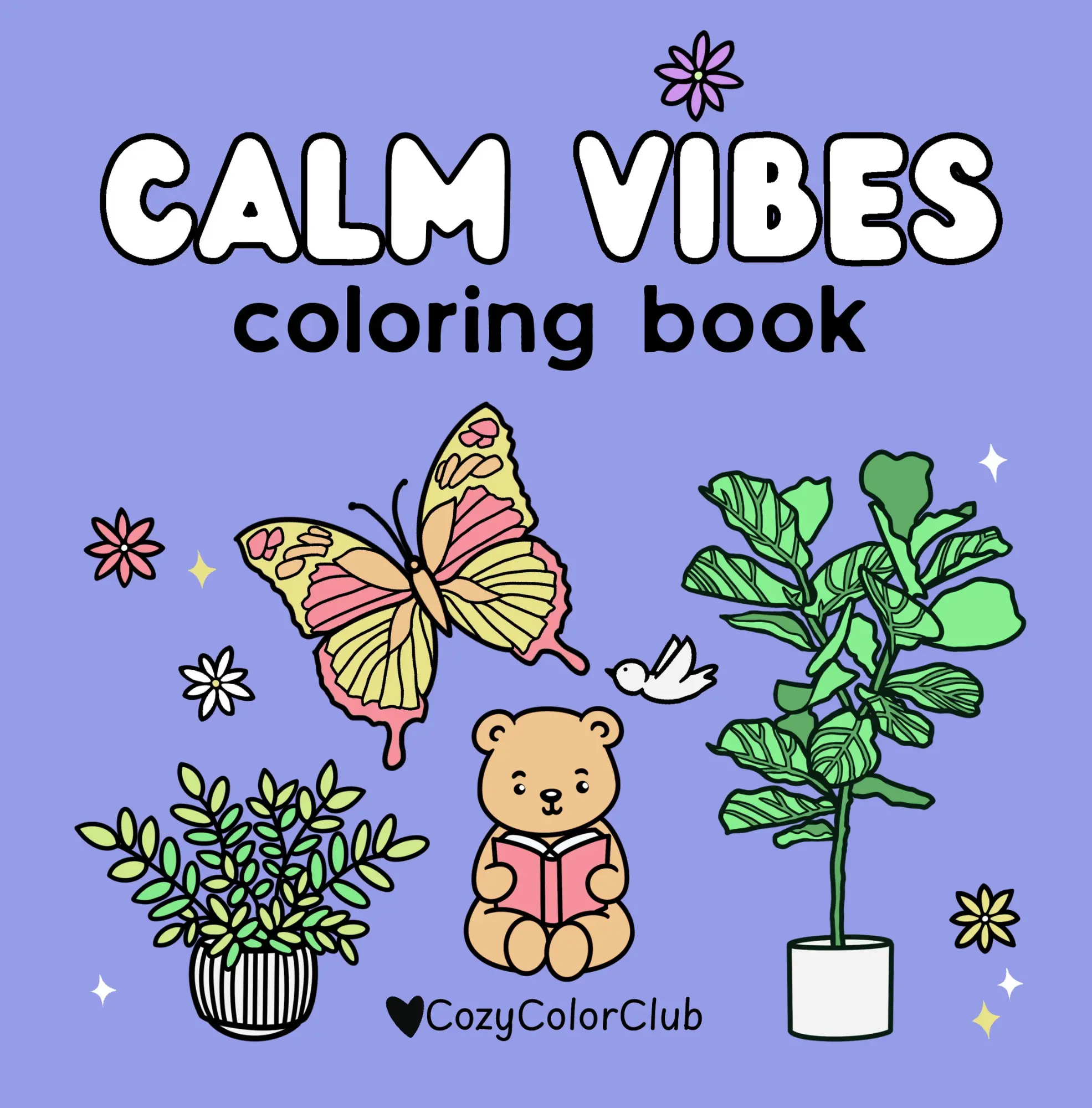 Cozy Color Club coloring book cover